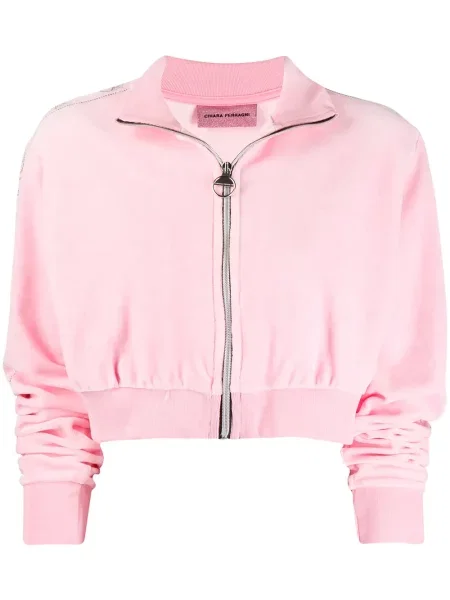 Szorty Chiara Ferragni z ćwiekami różowe