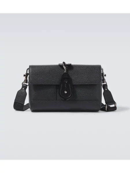 Geantă crossbody Christian Louboutin din piele negru