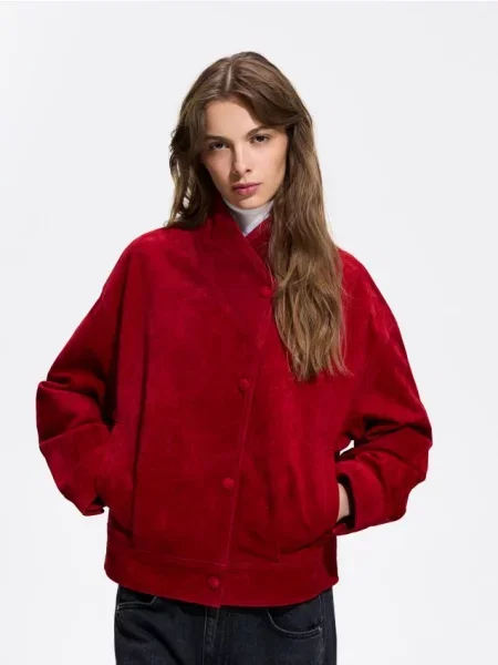 Reserved LADIES` OUTER JACKET roșu