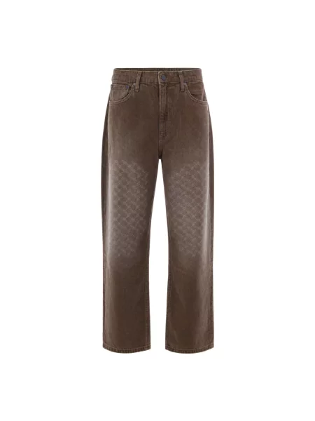 Jeansy Daily Paper Faded Monogram Amba Jeans Beige M brązowe