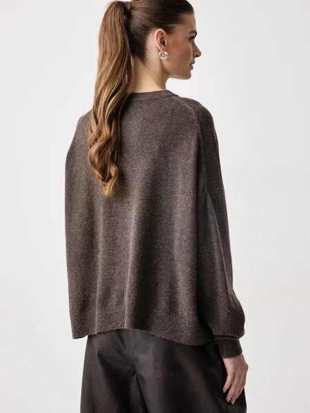Weekend Max Mara пуловер дамски от кашмир WKDDETTO кафяво