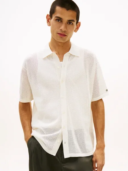 TOMMY HILFIGER Kardigan krémová