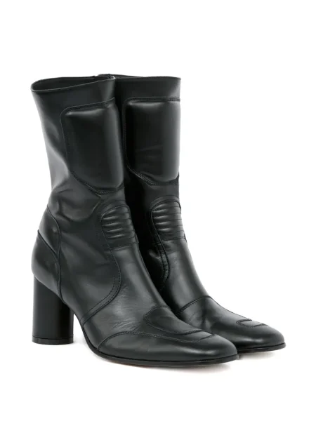 Cizme scurte Mm6 Maison Margiela din piele negru