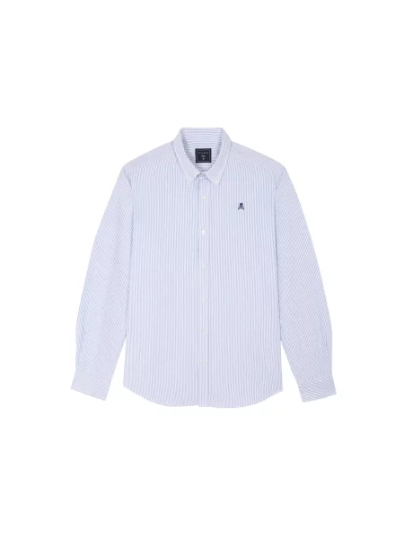 Scalpers Košile královská modrá / světlemodrá bílá