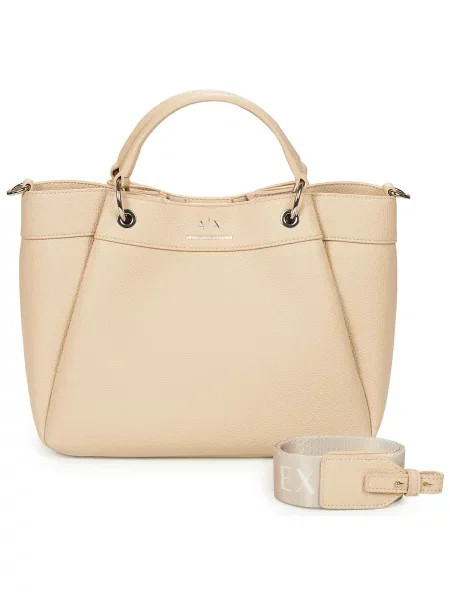 Shopper torbica Armani Exchange bež