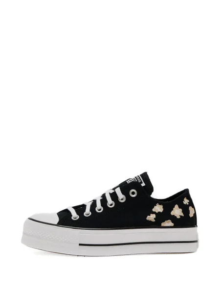Sneakerși Converse Chuck 70 cu platformă cu imagine cu model leopard gri