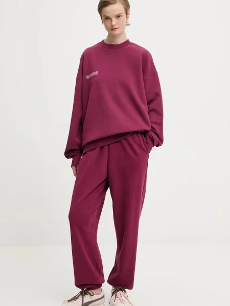 Кофта Pangaia з принтом бордовий