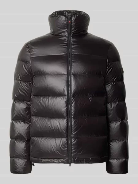 Kurtka pikowana o kroju regular fit ze stójką model KEKE' Peuterey czarna