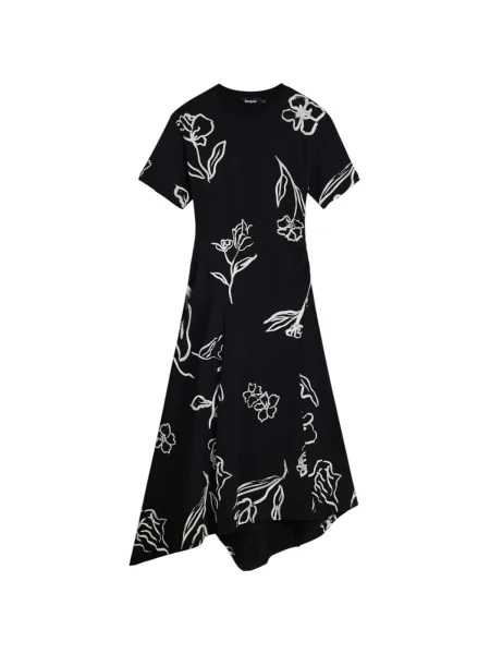 Desigual ruha CALMA midi harang alakú fekete
