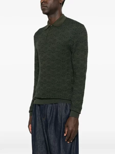 Gulerat tricou polo Etro verde