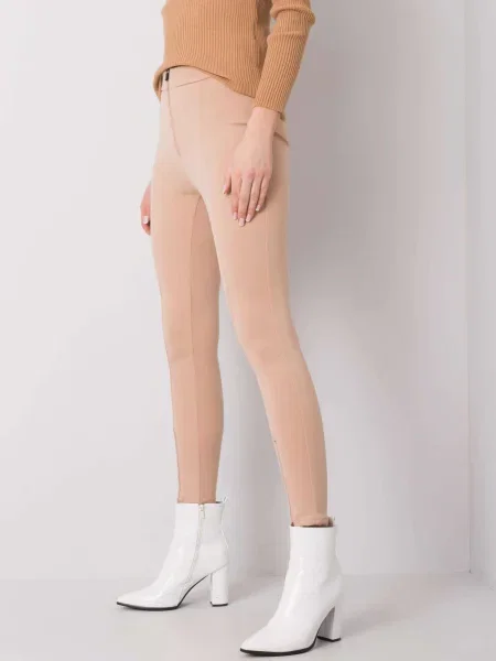 Pantaloni Fashionhunters bej