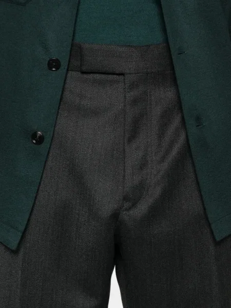 Pantaloni Zegna plisate gri