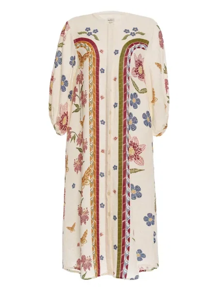 Rochie Agua Bendita cu model floral cu imagine de costum