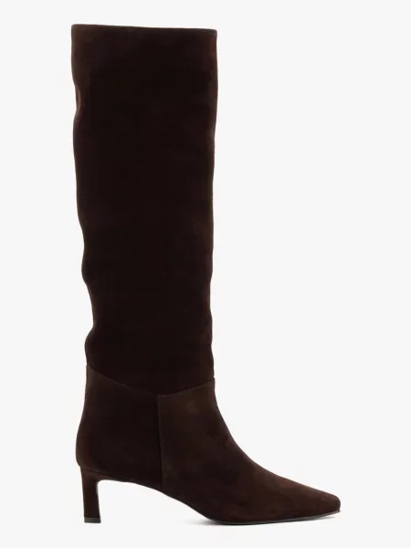 Замшевые сапоги Leberdes коричневые