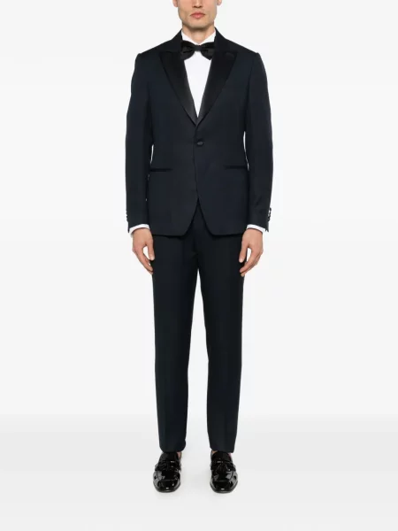 Costum Lardini de costum cu un singur rând de nasturi albastru