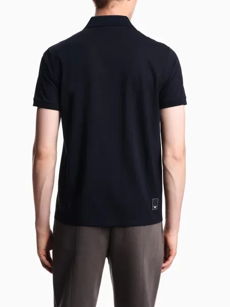 Поло Emporio Armani синее