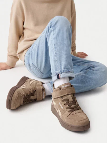 Детские кроссовки Reebok коричневые