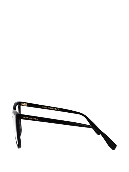 Ochelari de soare dreptunghiulari Marc Jacobs Eyewear cu autograf negru