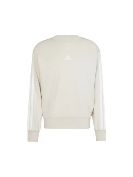 Bluza z wyhaftowanym logo Adidas biała