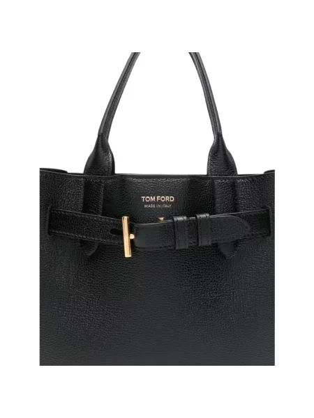 Top Tom Ford skórzany czarny