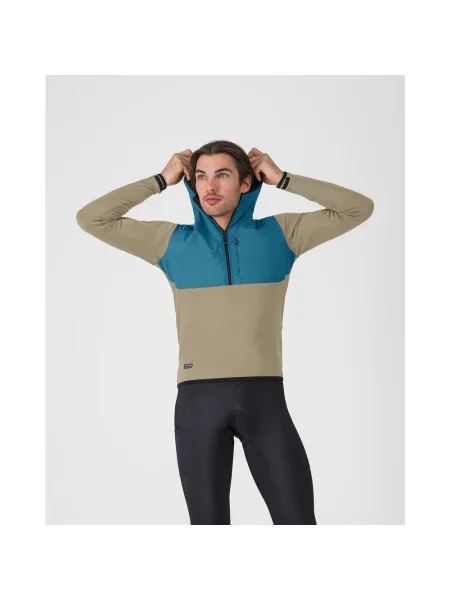 Bluza z kapturem Castelli Unltd Roam szarozielony niebieski L szara