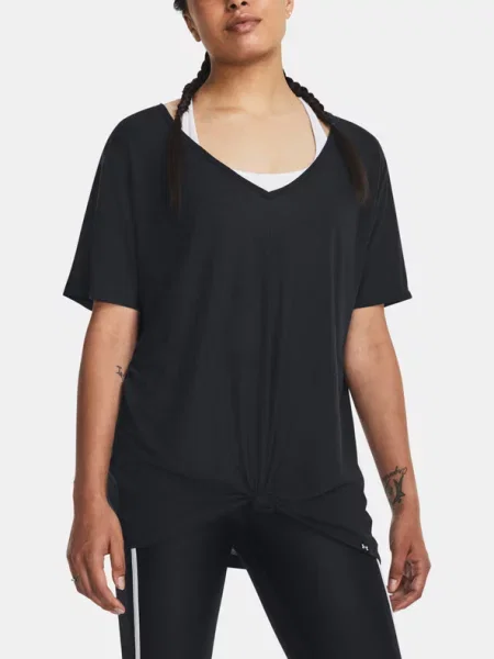 Тениска Under Armour Project Rck Completer Deep V T Black XS черно