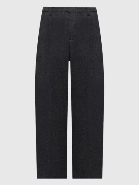 Шерстяные брюки Brunello Cucinelli серые
