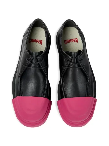 Pantofi Camper cu șireturi din piele negru