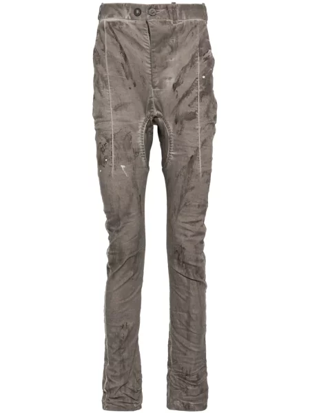 Kalhoty Boris Bidjan Saberi šedé