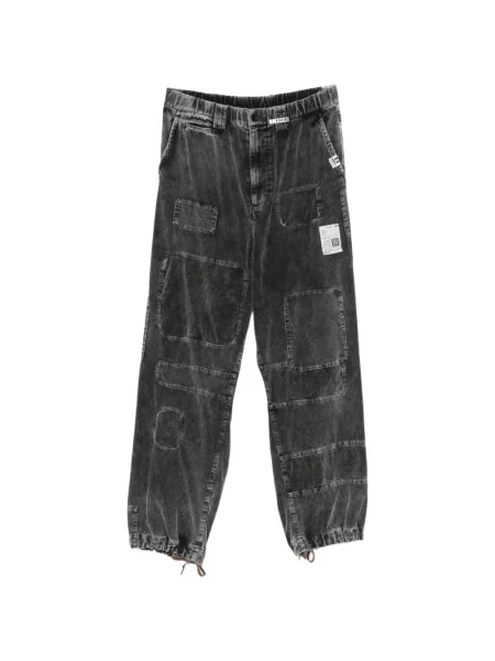Pantaloni cargo Maison Mihara Yasuhiro de catifea cord negru