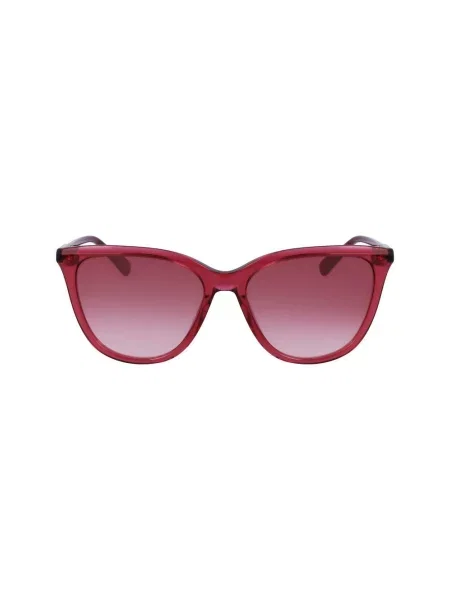 Okulary przeciwsłoneczne Longchamp czerwone