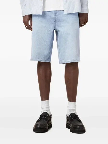 Pantaloni scurți din denim Allsaints albastru