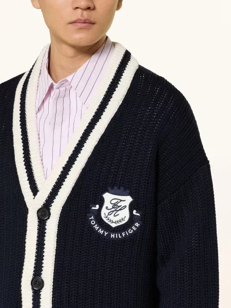 Tommy Hilfiger Kardigan blau biały