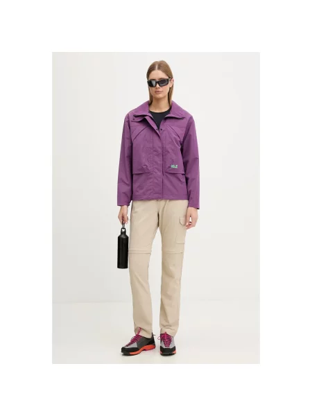 Kurtka Jack Wolfskin fioletowa