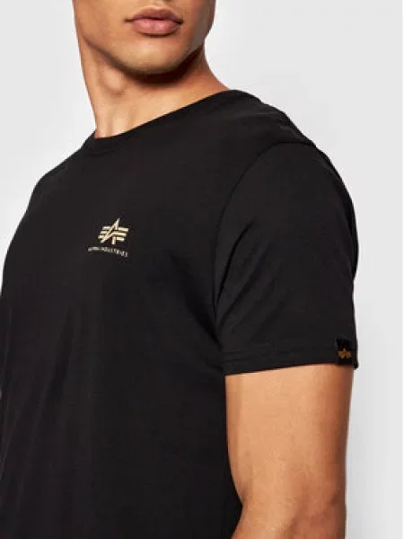 Tričko Alpha Industries s potiskem černá