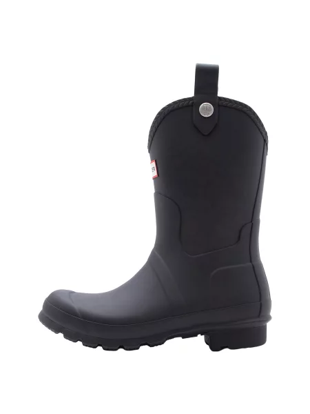 HUNTER Cizme de cauciuc roșu deschis / negru / murdar alb