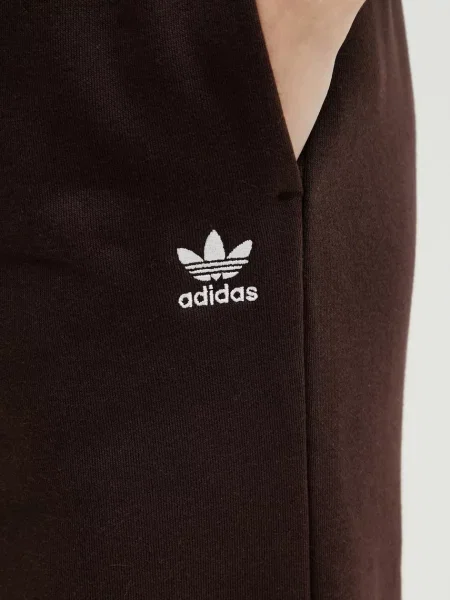 Однотонные спортивные штаны Adidas Originals коричневые