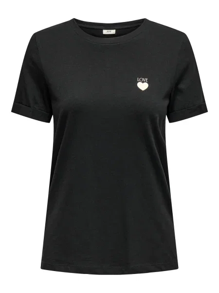 JDY Tricou Kitty negru