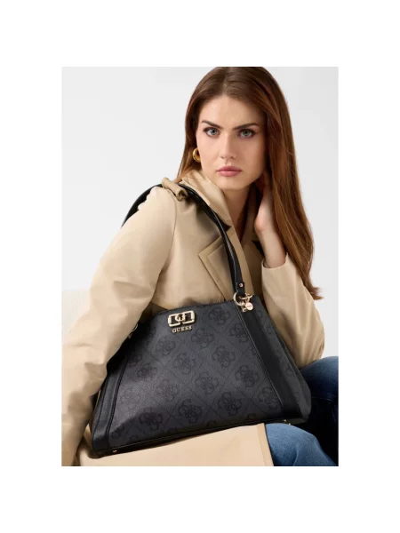 Torebka Guess z logo czarna
