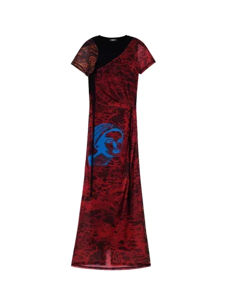 Desigual Rochie roșu negru