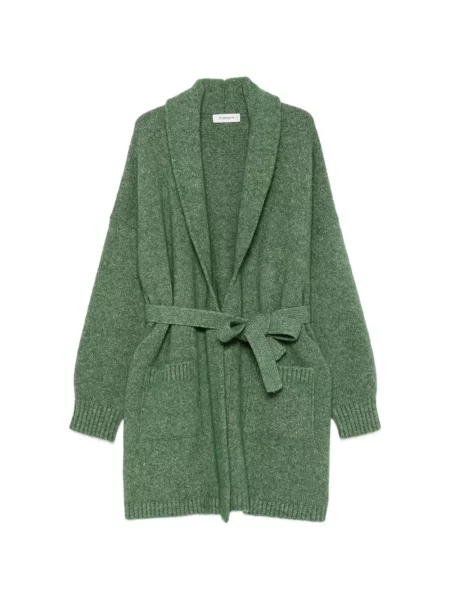 Gulerat cu centură cardigan Kangra verde