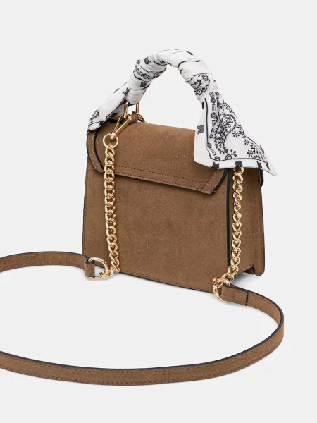 Замшевая сумка через плечо Aldo