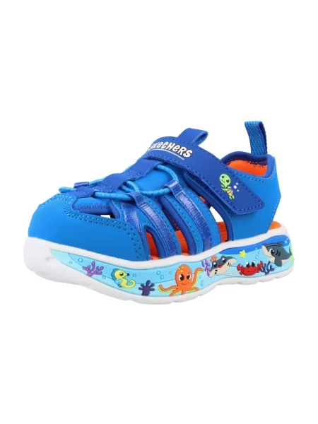 Pantofi copii Skechers albastru