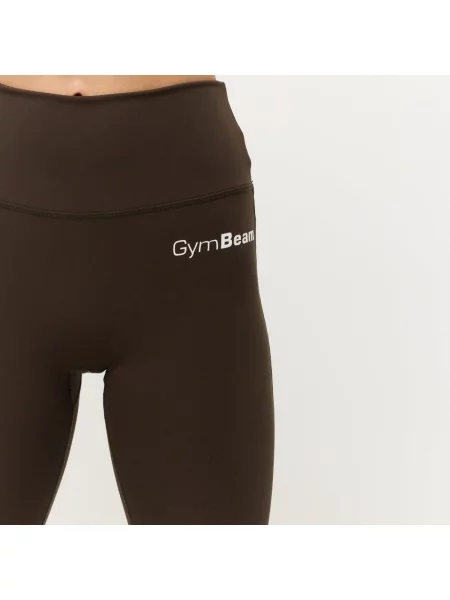 Legginsy fitness z wysokim stanem Limitless brązowe