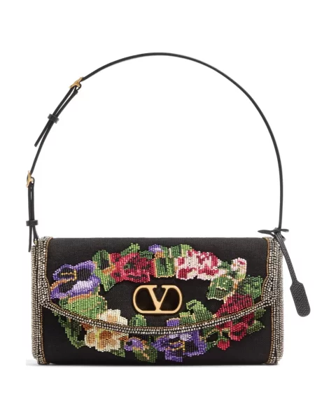 Geantă Valentino Garavani mini negru