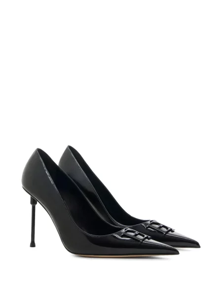 Pantofi cu toc Elisabetta Franchi din piele negru
