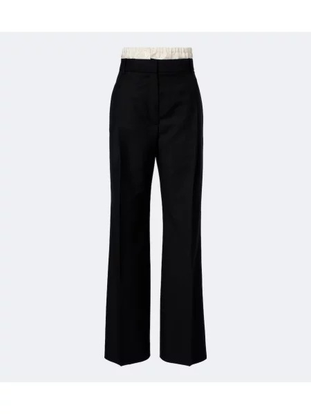 Pantaloni Róhe de lână negru