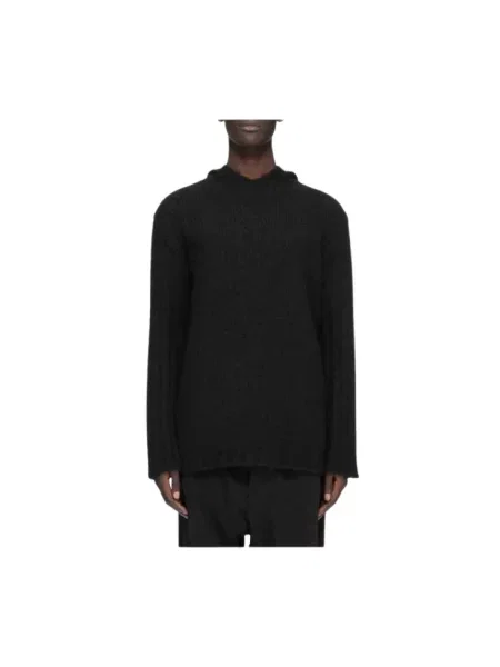 Sweter Rick Owens z kapturem czarny