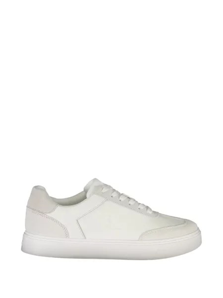 Sneakerși Calvin Klein din piele alb