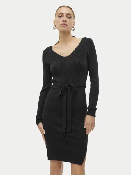 Vero Moda Rochie tricotată Saba negru